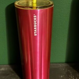 Starbucks Metallic Pink Tumbler